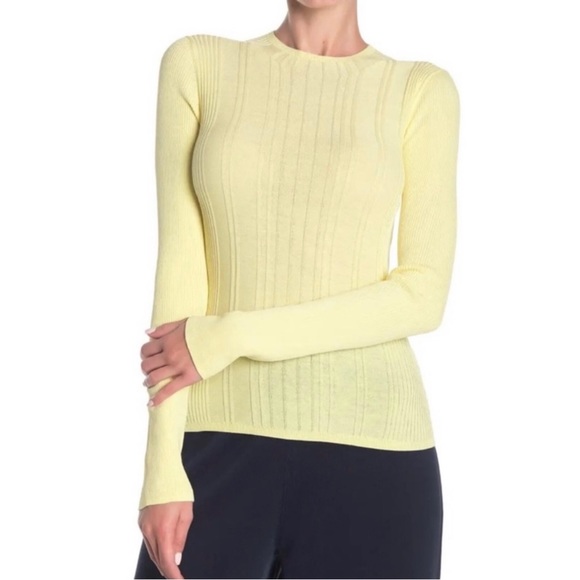 Vince Tops - NEW VINCE RIB KNIT LONG SLEEVE TOP